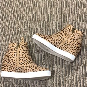 Leopard booties 7.5